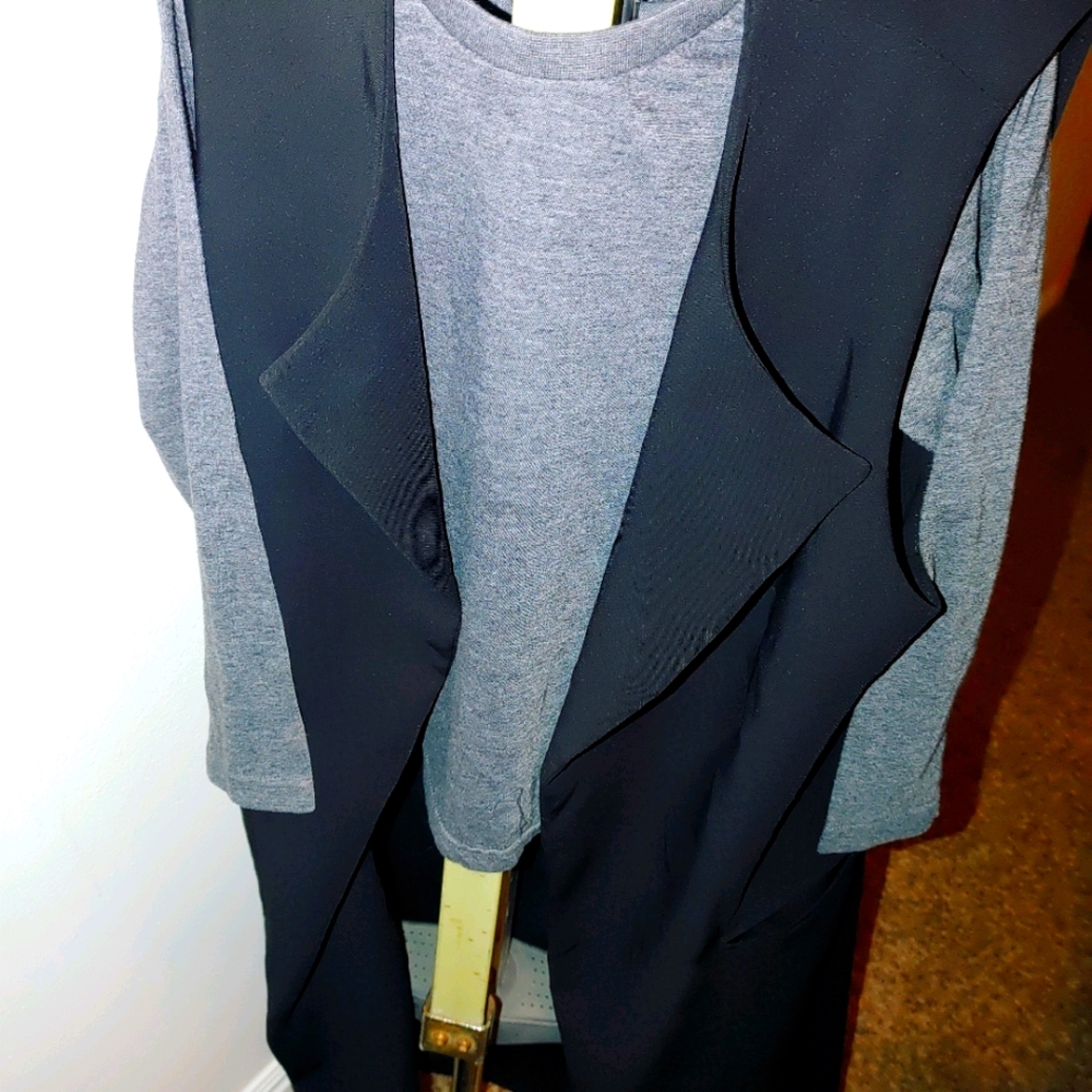 SLEEVELESS TRENCH COAT HAIRDRESSER OVERCOAT